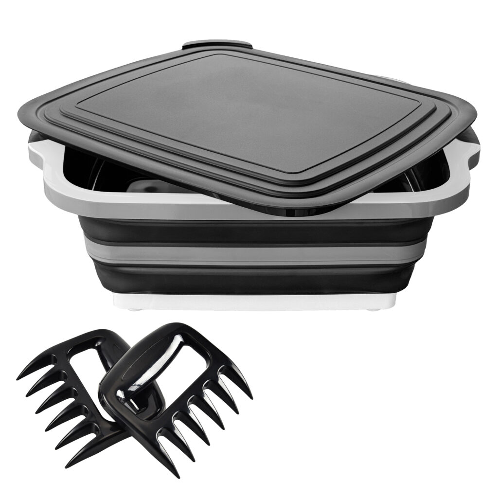 16l collapsible prep basin with meat shredder claws