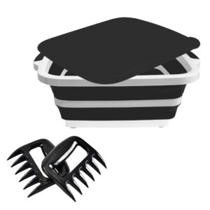 30l collapsible prep & serving tub with meat claws