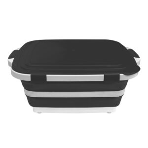 16l foldable prep tub airtight locking lid