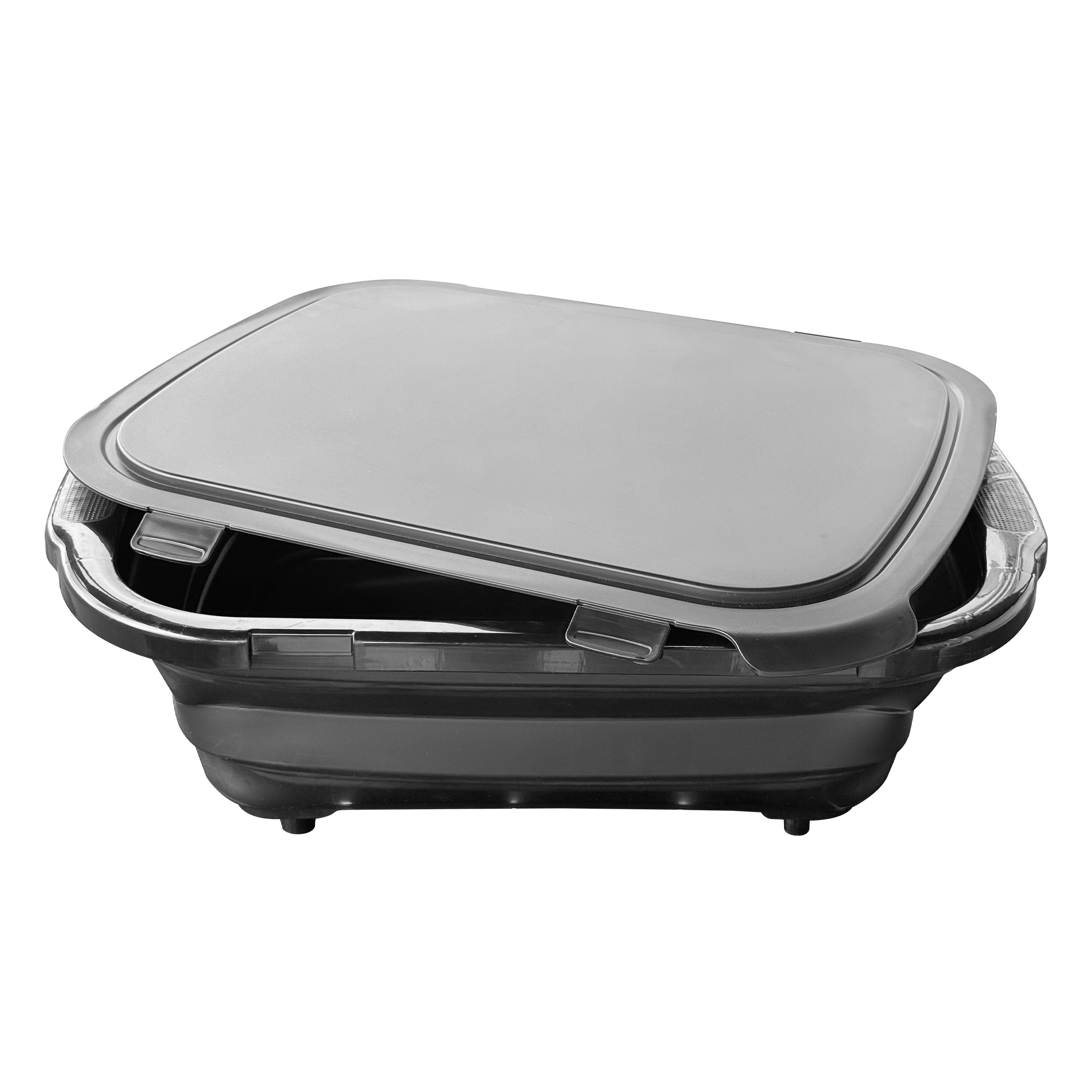 20l foldable stainless steel bbq basket with locking lid 20l foldable stainless steel bbq basket with locking lid