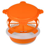 26cm collapsible breading bowl leak proof buckle lid