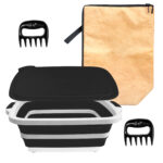 16l bbq prep set with insulated bag & meat claws