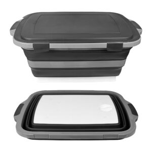 10 camping dish basin with drain plug 1