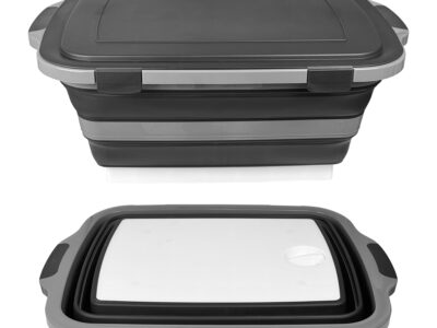 10 camping dish basin with drain plug 1