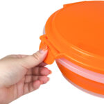 26cm collapsible breading bowl leak proof buckle lid