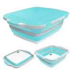16l foldable prep tub airtight locking lid