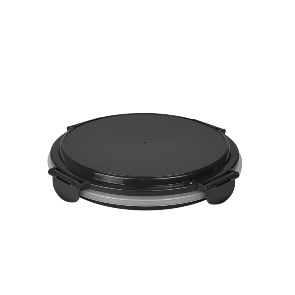 26cm collapsible shaker breading bowl black