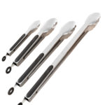 stainless bbq tongs 6 sizes foldable