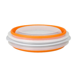 26cm collapsible shaker breading bowl with sieve