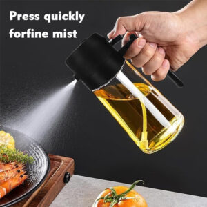2 in 1 oil sprayer & dispenser 200ml black & blue