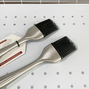 stainless silicone basting brush 18cm