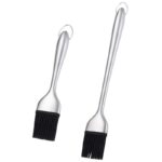 stainless silicone basting brush 18cm
