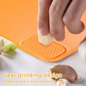 folding cutting board & knife set 7 piece