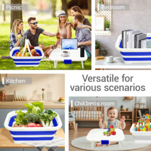 collapsible picnic basket with table top 15/20/30l