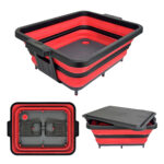 foldable bbq water basket with cutting board