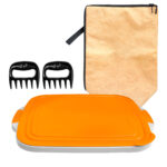16l bbq prep set with insulated bag & meat claws
