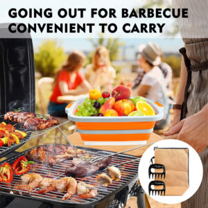 16l bbq prep set with insulated bag & meat claws