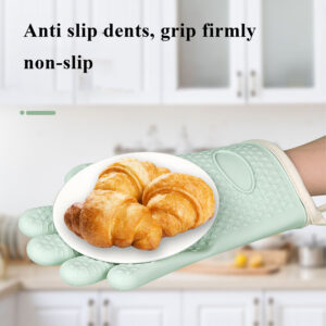 silicone grill gloves with anti slip texture