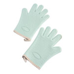 silicone grill gloves with anti slip texture