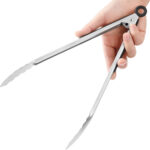 stainless bbq tongs 6 sizes foldable