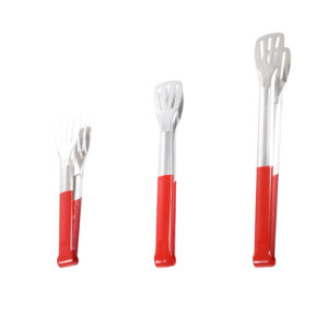 silicone handle bbq tongs 3 piece set