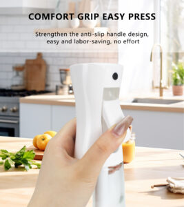 200ml olive oil spray bottle white mist pump