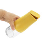 auto flip oil dispenser 500ml glass bottle