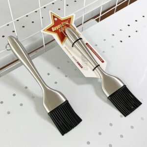 stainless silicone basting brush 18cm