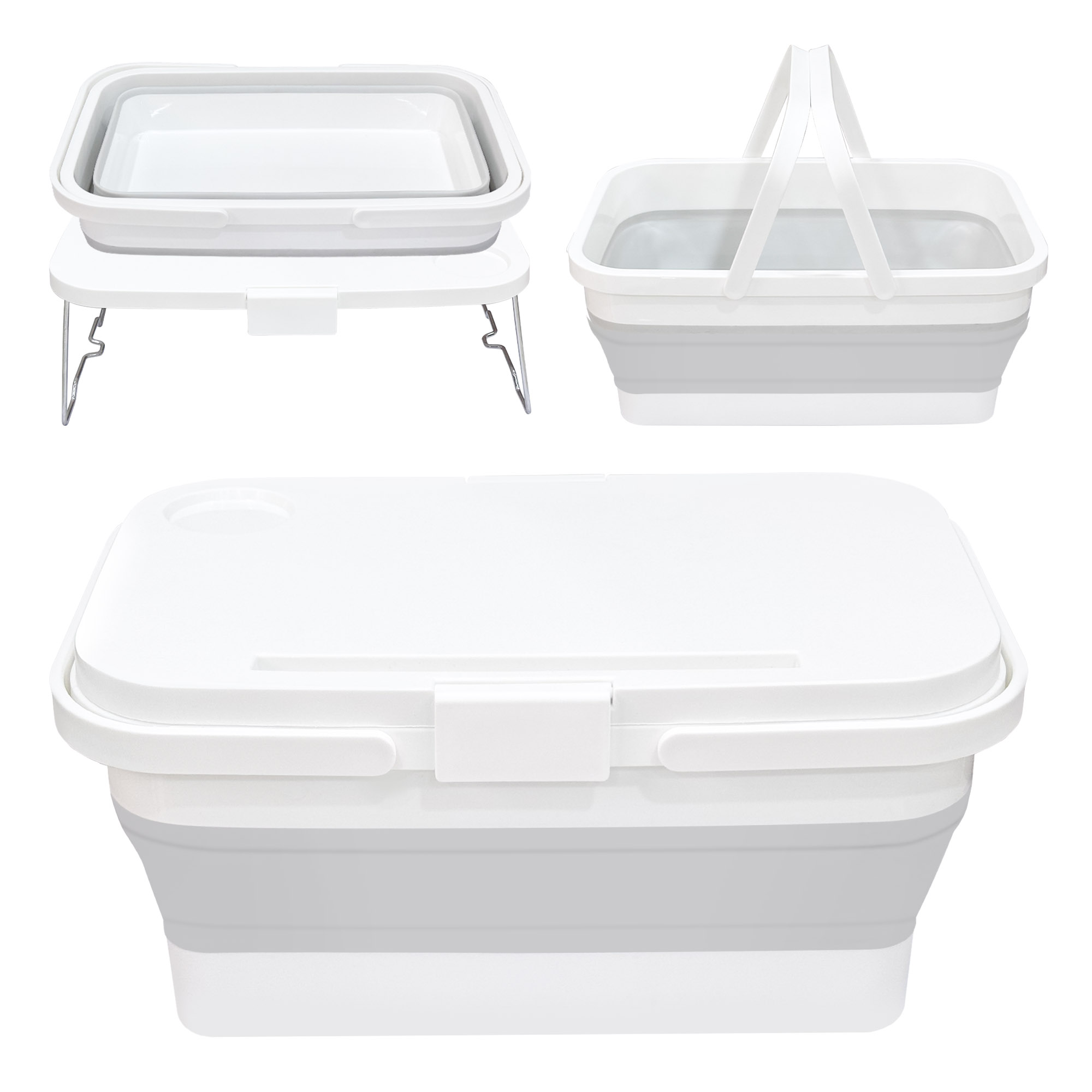 collapsible storage box with table top 15l collapsible storage box with table top 15l