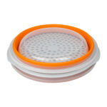 26cm collapsible shaker breading bowl with sieve