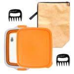 16l bbq prep set with insulated bag & meat claws