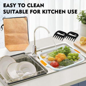 16l bbq prep set with insulated bag & meat claws