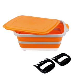 16l collapsible prep basin with meat shredder claws