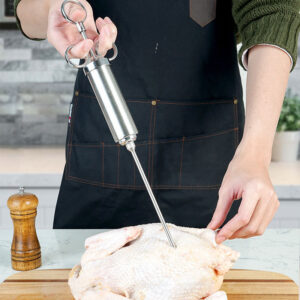 304 stainless meat injector marinade syringe
