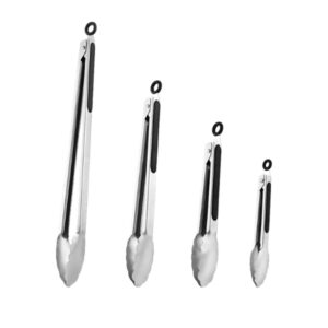 stainless bbq tongs 6 sizes foldable