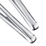 stainless bbq tongs with drainage holes