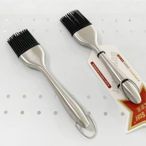 stainless silicone basting brush 18cm