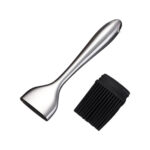 stainless silicone basting brush 18cm