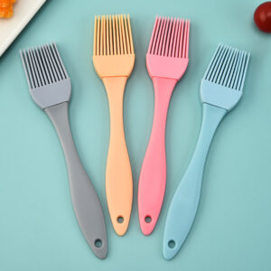 silicone basting brush set 4 colors, 17cm