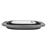 foldable 10l prep basin with lid black