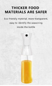 200ml olive oil spray bottle white mist pump
