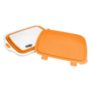 foldable bbq prep tub with locking lid