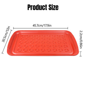 heat resistant enamel bbq tray non stick roasting pan