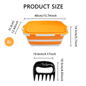 bbq prep tub with locking lid