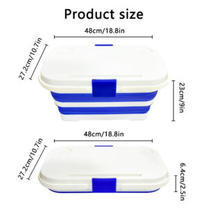collapsible picnic basket with table top 15/20/30l