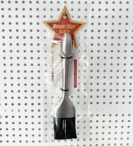 stainless silicone basting brush 18cm