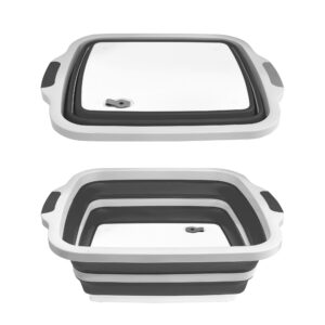 16l collapsible prep box 5 in 1 chopping board & basin
