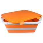 30l foldable multi purpose basin with sealed lid