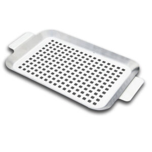 stainless drain grill pan 3 sizes