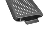 enamel mesh bbq grill tray 2 piece set